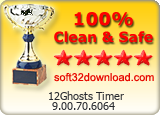 12Ghosts Timer 9.00.70.6064 Clean & Safe award